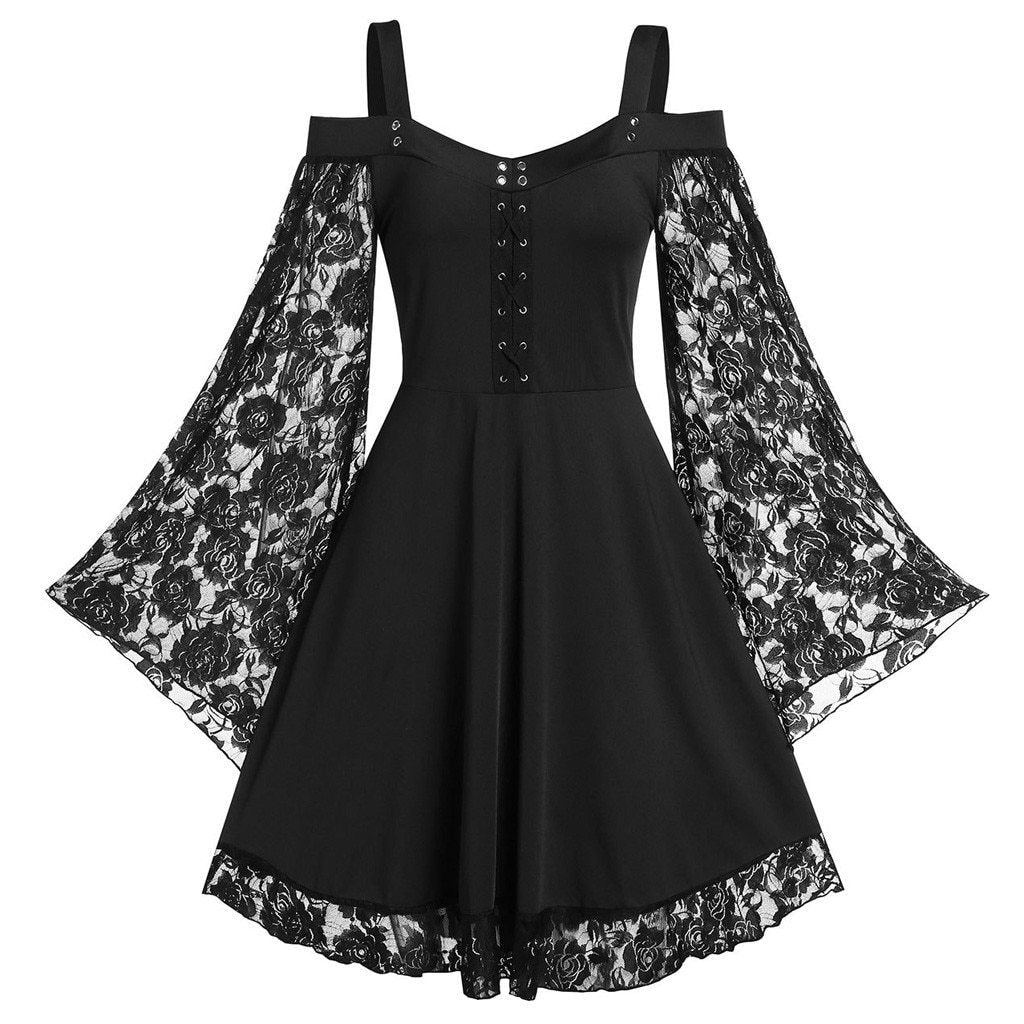 Fashion-Gothic-Dress-For-Women-2020-Patchwork-Flare-Sleeve-Cross-Corn-Cold-Shoulder-Lace-Up-Insert.jpg