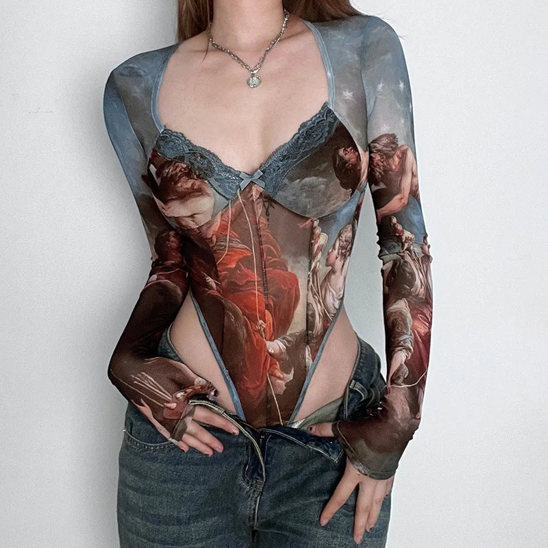 Square-Neck-Mesh-Bodysuits-Women-Vintage-Canvas-Printed-Lace-Bow-Brown-Retro-High-Waist-Wrapping-Halloween.webp