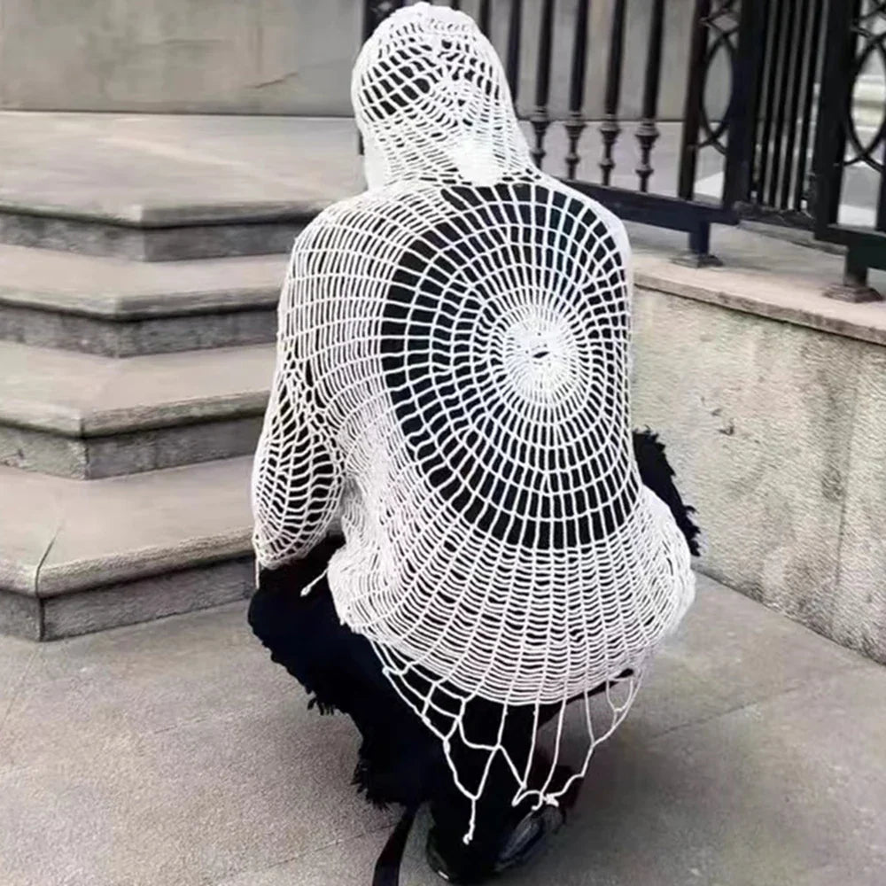 Y2K-Street-Clothes-Spider-Web-Tops-Hollow-Hole-Design-Hooded-Pullover-Knitwear-Sweater-Men-Korean-Fashion.webp